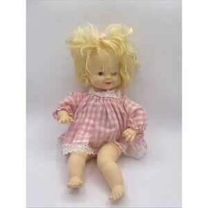 Vintage Horsman Blue Eyes Laugh N Cry Baby Doll-1968 Tested and works